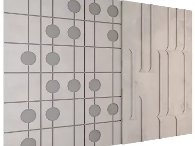 Decorative Wall 3d Panel 03 3D model