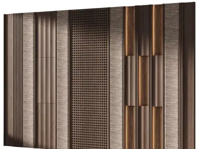 Decorative V71 Wall Panels 3D model