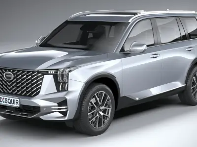 GAC Trumpchi GS8 2022 3D model