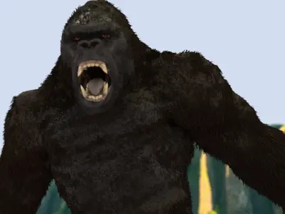 KING KONG SKULL ISLAND MODEL 3D model