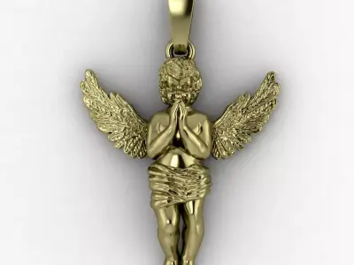 Angel 3D print model