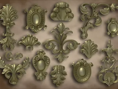 Ornamental Vol 05 3D model