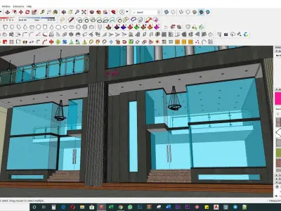 Corporate office 3d model 3D model