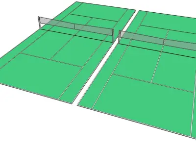 ping pong table 3d model 3D model