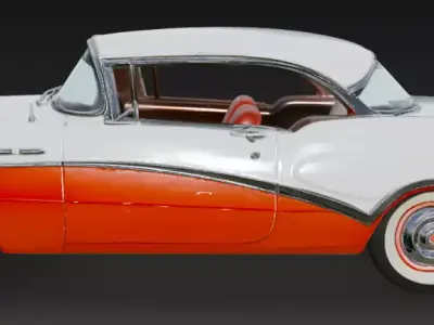 Buick Special 2 Door Sedan 1957 3D model 3D print model 3D print model