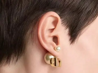 Dior earring 008 3D print model