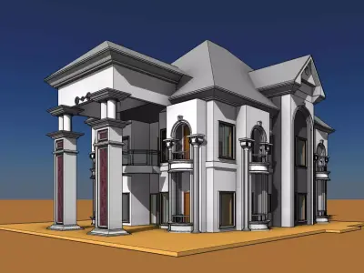 Classical Building 3D model buy