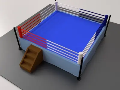 Boxing Ring 3D model