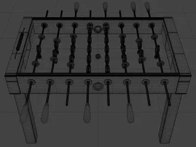 Foosball Table 3D model