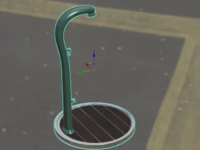 Solar Shower Free 3D model