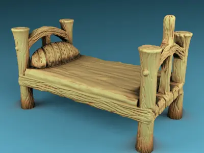 Stylized decor of Middle Ages Set Part 2 3D print model