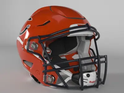 CHICAGO BEARS Helmet Football NFC NORTH PBR updated 2025 3D model