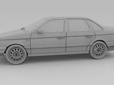 Volkswagen Passat B3 rev 3D model