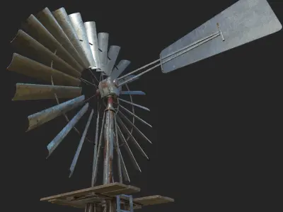 Industrial Structures PBR Collection Low-poly 3D model