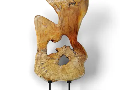 Organic Burl Stump Decor 3D model