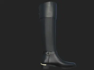 Women Coral Boots 3D model