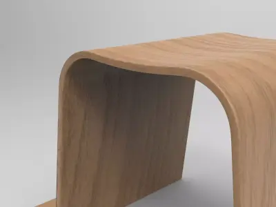 Puhhe Stool Low-poly 3D model