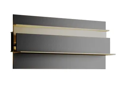 Secret Wall lamp Low-poly 3D model