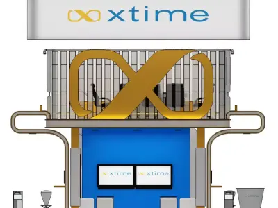 Booth Exhibition 9x9 3D model