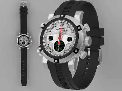 Weide sport watch 3D model