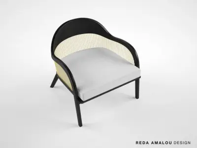 Reda Amalou Design Lanka armchair 3D model