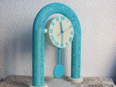 Voronoi Pendulum Clock Free 3D print model