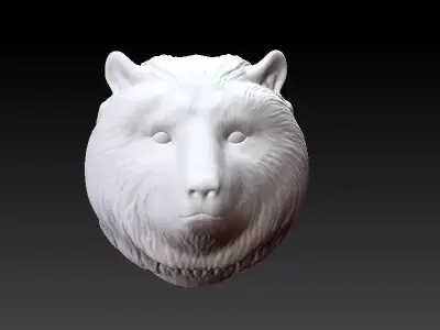 Bear Head bangle 3D model