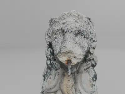 ancient fountain 3D model