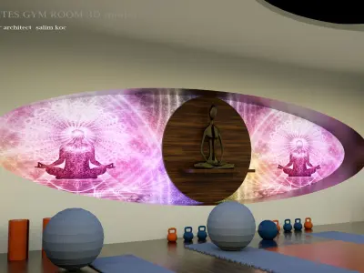 Pilates gym 3d model 3D model