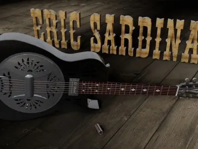 Washburn ES20 Eric Sardinas Resonator 3D model
