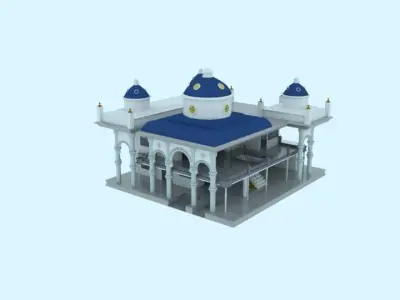 Villa mosque 3D model