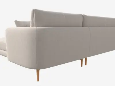 Chaise Small Ercol Aosta 3D model