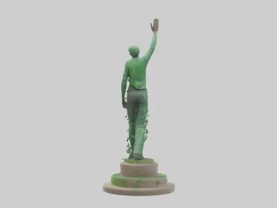 The Eco Revolution Statue model 3D model