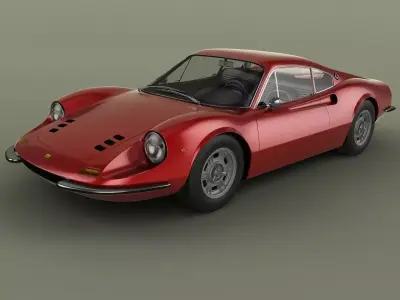 Dino Ferrari 206 GT 3D model