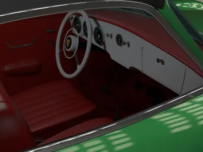 Porsche 356 Cabriolet 3D model