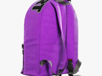 decorative set violet 3D model