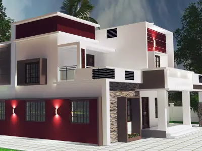 HOME ELEVATION 3D model