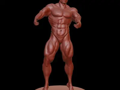 Bodybuilder alfa 3D model
