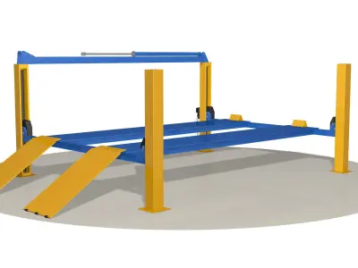 Car Lift R2  3D model