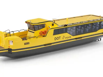 Copenhagen Waterbus PAS 80 3D model