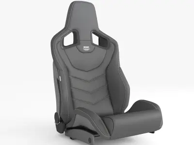 RECARO SPORTSTER GT 3d model Highpoly and Realtime version Low-poly 3D model