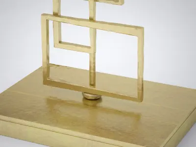 Modern luxurious table lamp - Porta Romana Salperton 3D model