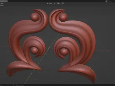 ORNAMENT sculpture 3D model