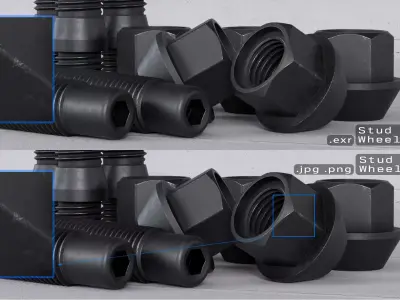 Wheel Stud Kit 3D model