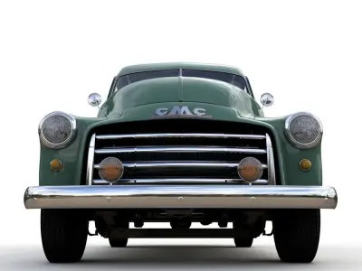GMC PANEL TRUCK 1952 3D model