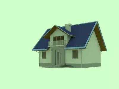 House 3D model 8