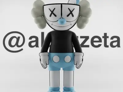 Kaws MugMan for Print 3D print model