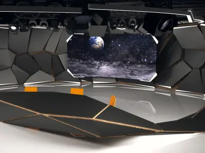 Virtual Studio 26 PBR Low-poly 3D model