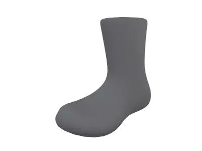 Sock Icon v2 002 Low-poly 3D model