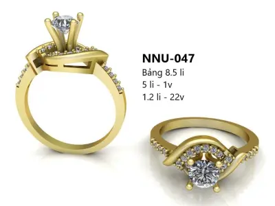 beautiful ring Free 3D model